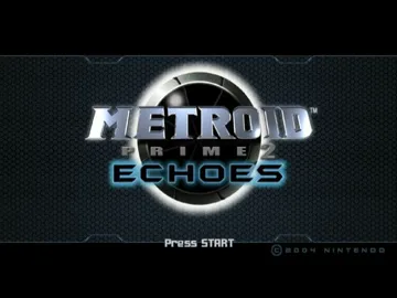 Metroid Prime 2 - Echoes screen shot title